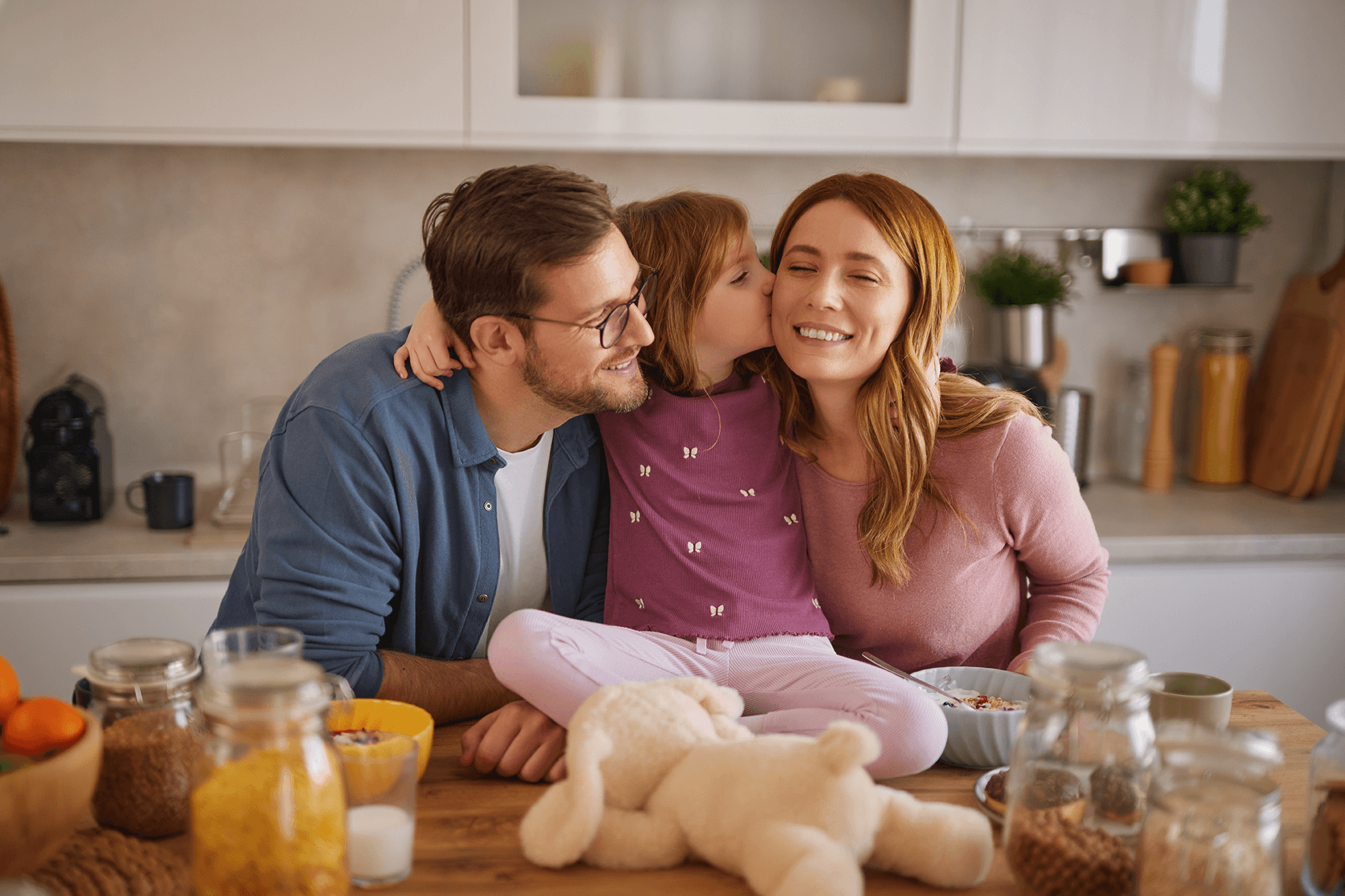 happy family Clean, comfortable home in Cary, IL
